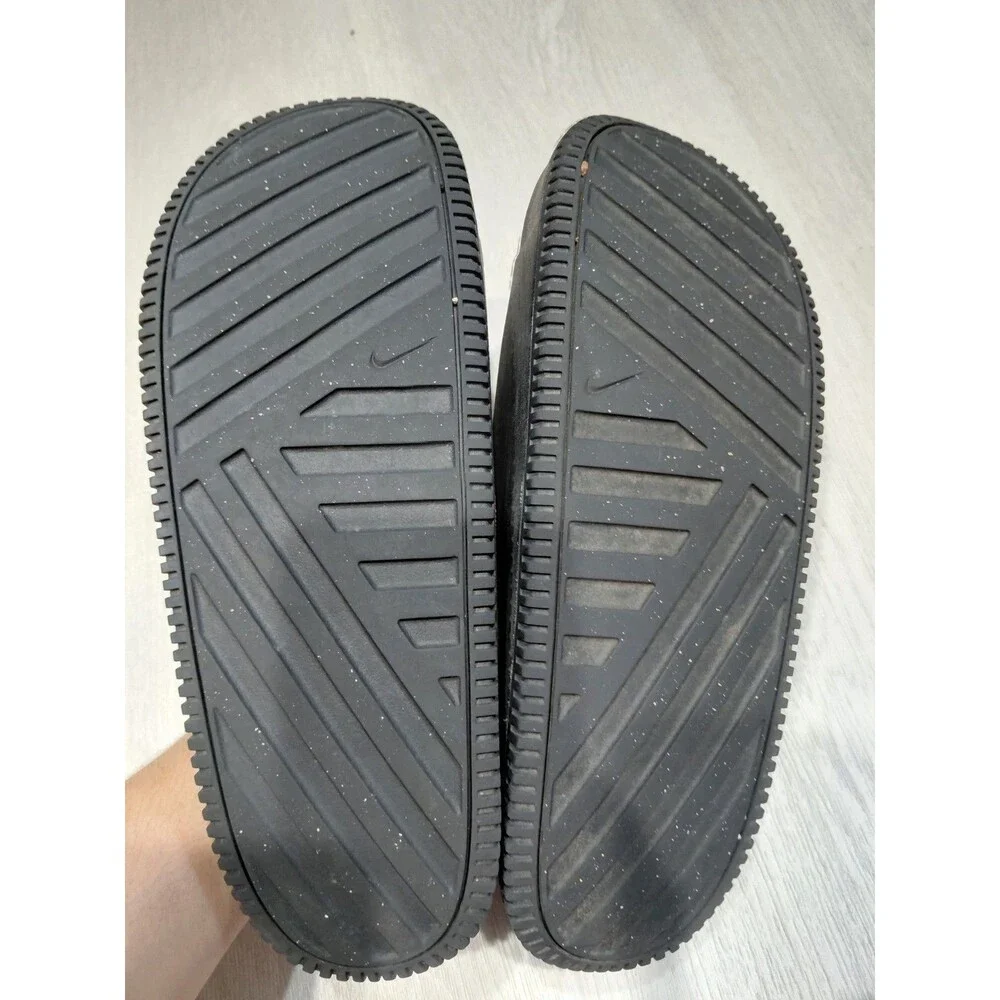 Nike Calm Slide Sandals  Men Sz 13 Black Slip-On Comfort Sandals